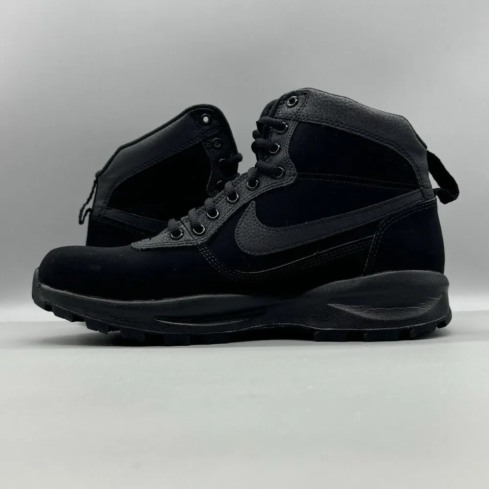 Nike Manoadome Triple Black Boot High Top Suede 844358-003 Men's Size 9 NEW